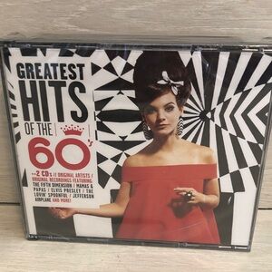 Greatest Hits Of The 60's (Various) 2 CD Set- NEW & SEALED